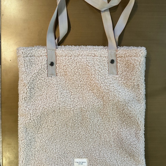 Rag and bone shearling tote bag - Picture 4 of 6